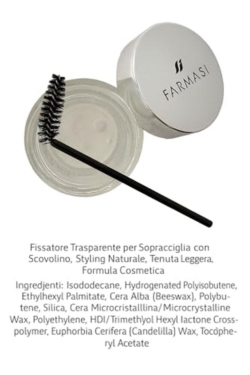 Farmasi Eyebrow Wax, 25ml / 0.85flOz - Professional Clear Eyebrow Styling Wax for Long-Lasting Shape, Definition, and Shine - Perfect for Many Brow Types