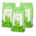 Cala Cucumber Makeup Remover Wipes - 3 Pack, 180 Sheets, Gentle & Hydrating Cleansing Tissues