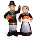 7.5 Ft Thanksgiving Pilgrim Inflatable Yard Decoration Outdoor Halloween Halloween Decor
