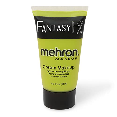 Mehron Fantasy FX Water-Based Face & Body Paint - Ogre Green 1 Fl Oz
