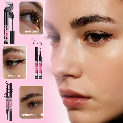 Teen Makeup Set with Eyeshadow, Lip Gloss, Foundation & Brushes - Gift Kit for Girls