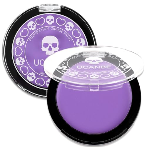Purple Face & Body Paint Makeup Kit - Non-Toxic Halloween Cosplay & SFX