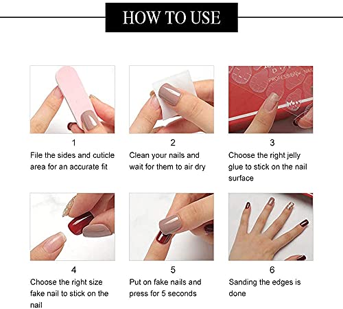 Halloween Press On Nails Short Square Glitter Web Spider Fake Nails WS07 - Reusable Nail Art for Women Party