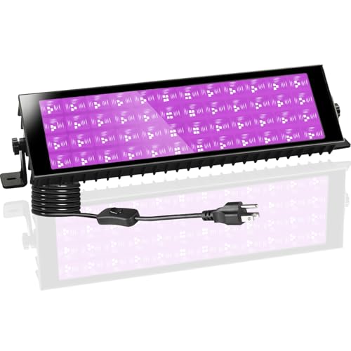 120W Black Light Bar for Glow Parties Halloween and Body Paint - 1pcs