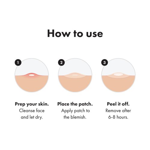 Mighty Patch™ Invisible+ Patch – The Barely-There Daytime Hydrocolloid Acne Pimple Patch for Covering Zits and Blemishes, Tapered Edges Designed to Blend Into Skin (72ct)