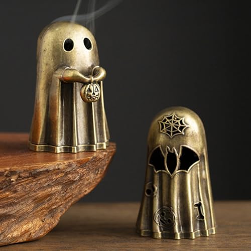 Cute Ghost Incense Burner - Alloy Desktop Decorative Incense Holder