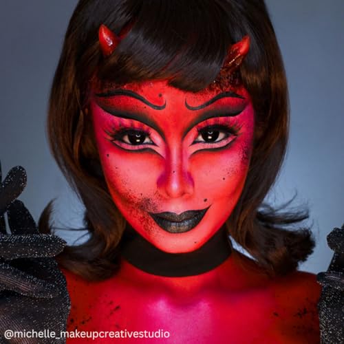 Bright Red Stage & Face Makeup Greasepaint Foundation 1.25 oz - Professional Body Paint