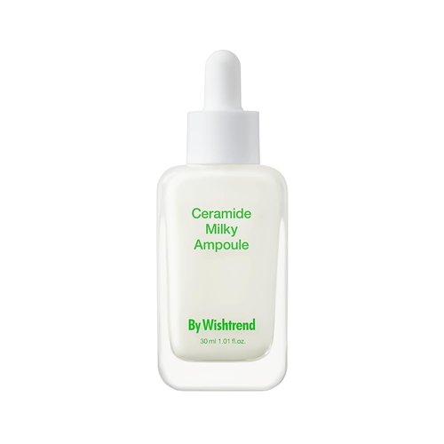 By Wishtrend Ceramide Milky Ampoule- Soothing & Rebalance for Sensitive Skin, Damaged Skin Barrier, Korean Kbeauty Care 1.01 Fl Oz