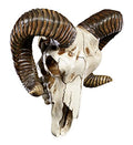 Ram Skull Wall Trophy Decor - Baphomet Horns 11 Inch Halloween & Day of the Dead
