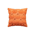 Saffron Halloween Pumpkin Pillow Cover 19.7 x 19.7 Inches Plush Fall Decor