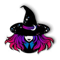 Celestial Witch Magnet for Car, Refrigerator, Locker - Waterproof 5.5" Decor