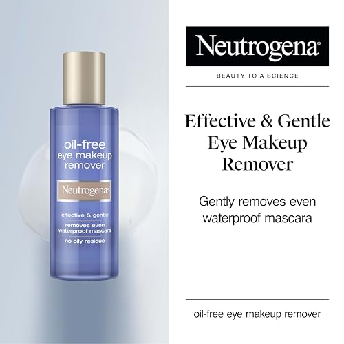 Neutrogena Oil-Free Eye Makeup Remover 8 Fl Oz - Gentle Waterproof Makeup Remover