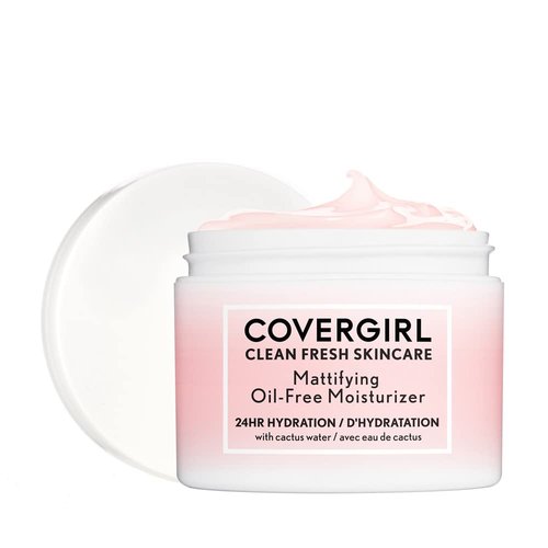 COVERGIRL Clean Fresh Skincare Mattifying Oil-Free Moisturizer - 2 Oz for Shine Control
