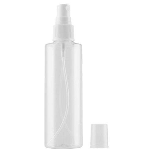 SINJEUN 50 Pack Clear Plastic Spray Bottles with Caps, 4 oz Spray Bottles Mist Sprayer, Refillable Empty Fine Mist Spray Bottle Mini Travel Size Spray Bottles, Leak Proof and BPA-Free