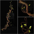 63in Bendable Artificial Tree Trunk & Leaf Wall Decor - Moss Vine Foliage