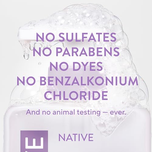 Native Liquid Hand Soap Lilac & White Tea 13 oz - Non-Drying, Plant-Based