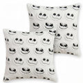 Halloween Pillow Covers 18x18 White Faux Fur Throw Pillow Cases Home Decor
