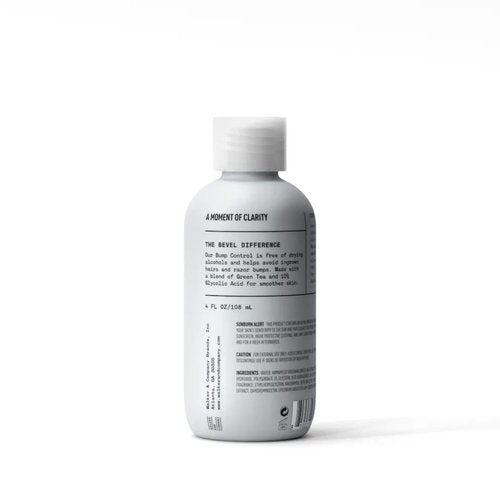 Bevel Essentials Post Shave Bump Control After Shave Cream with Green Tea and Glycolic Acid to Help Avoid Ingrown Hairs and Reduce Razor Bumps, 4 Fl Oz