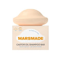 Marsmade Castor Oil Shampoo Bar - Hydrating Natural Hair Soap for Growth & Scalp Nourishment | 120g (4.23 oz)