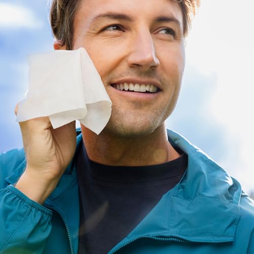 Refreshing Orange Lavender Fir Face Wipes - 40 Biodegradable, Cruelty-Free, Individually Wrapped