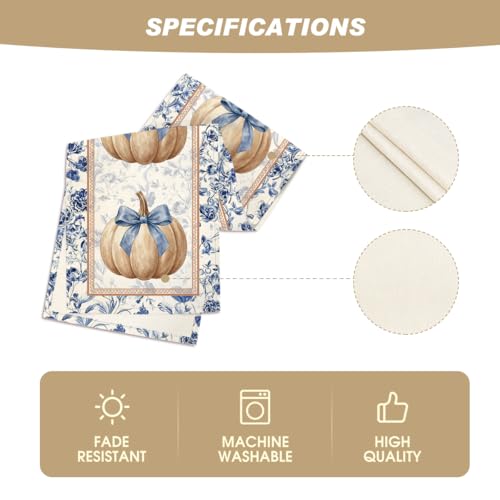 Artoid Mode 13x108 Inch Fall Table Runner Home Party Decor Beige