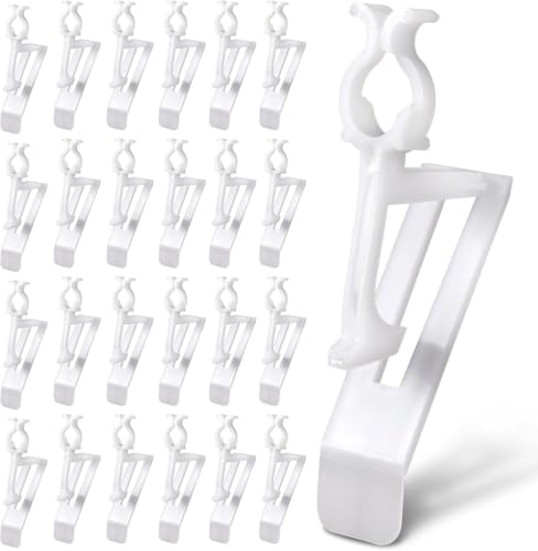 Minetom 400 Pack Christmas Light Clips - White for C7 C9 String Lights
