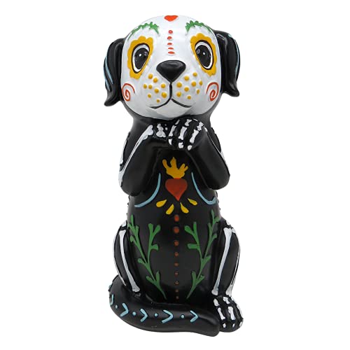 Dia de los Muertos Dog Figurine - 9 Inch Halloween & Day of the Dead Decor