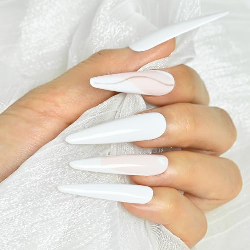 Milky White Gel Nail Polish 15ML Soak Off Same Color for Manicure & DIY