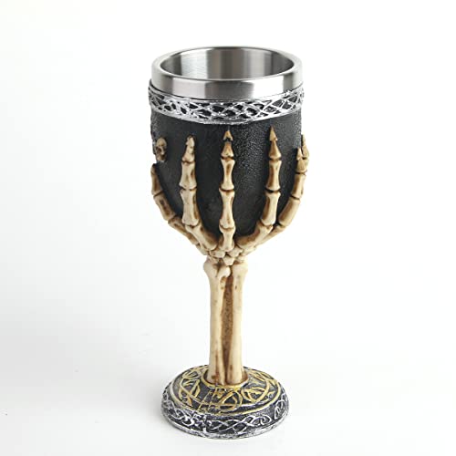 Skull Chalice Wine Goblet 7oz Goblet C Gothic Skeleton Drinking Cup Halloween Decor