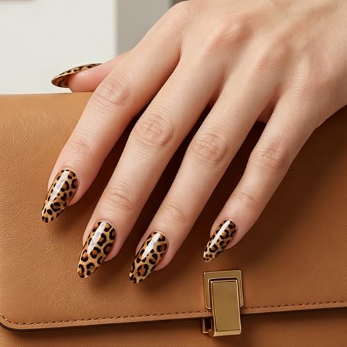 SmallCat 20 Pcs Leopard Nail Transfer Foil for DIY Manicure Style 3