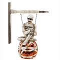 12-Inch Resin Mummy on Pumpkin Arrow Replacement for LED Halloween Decor