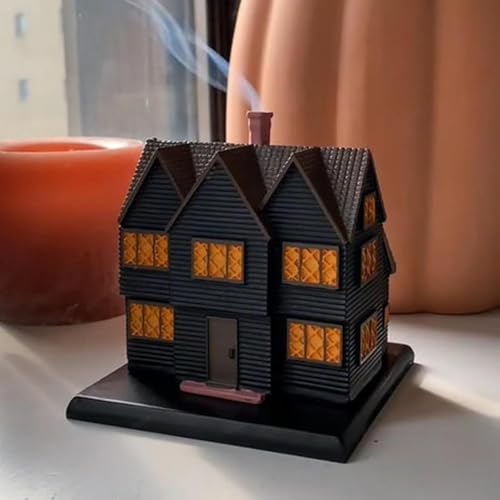 Halloween Witch House Incense Burner - Indoor Halloween Decor & Gift