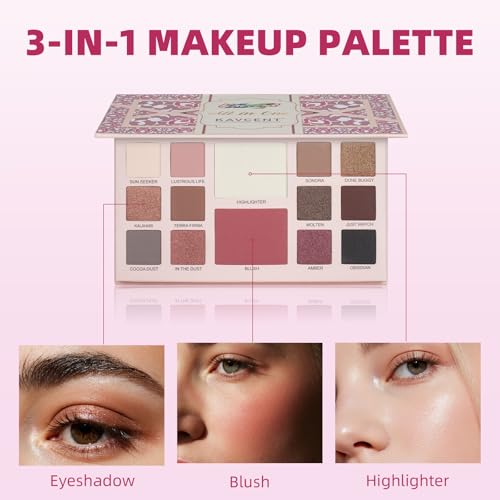 Red Makeup Gift Kit for Women and Teens Full Makeup Set for Girls