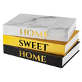 Decorative Faux Books Set of 3 HOME SWEET HOME Home Decor Coffee Table Centerpiece