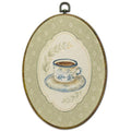 French Coffee Farmhouse Botanical Canvas Wall Art - 11x8.5 Inches