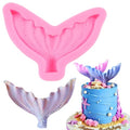Mermaid Tail Silicone Mold for Cake Decorating & Crafts - Style B
