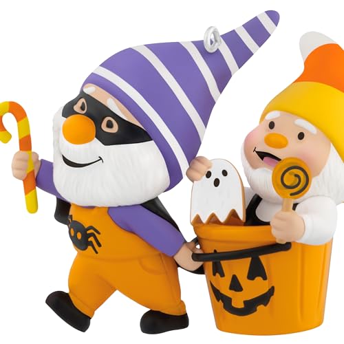 Hallmark Keepsake Halloween Ornament Gnothing But Treats Gnome Variation