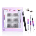 168 pcs Lash Clusters Kit for Eyelash Extensions with Bond & Seal - NM-EL22 Variation