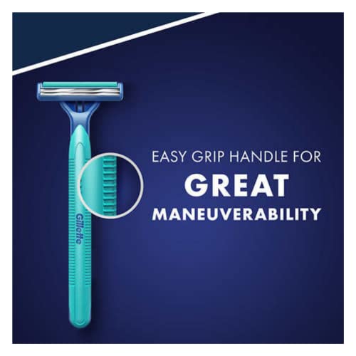 Gillette Sensor2 Plus Disposable Razor Pack - 52 Count, Lubrastrip & Pivoting Head