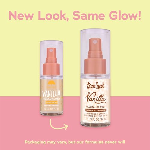 Tree Hut Vanilla Mini Body & Hair Mist - 1.26 Fl Oz - Travel Size