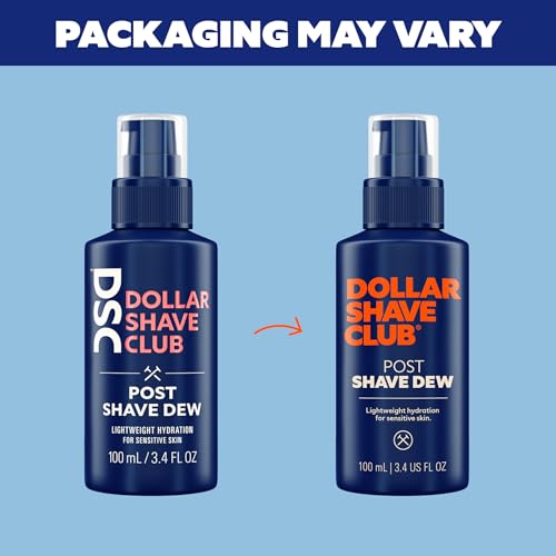Men's Post Shave Serum - Hydrating Aftershave for Irritation Relief 3.4 oz 2-Pack