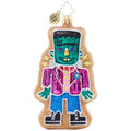 Christopher Radko Hand-Crafted European Glass Halloween Christmas Tree Ornament - Freaky Frankencookie Variation