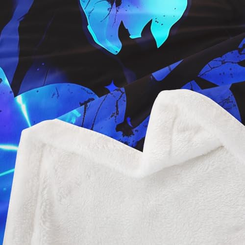 Halloween Bat Throw Blanket Multi 26 / Halloween Decoration 50x60 Dark Shadows Pattern