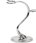 Taconic Shave Super Safety Razors Deluxe Razor & Brush Stand – Heavyweight Chrome Double Edge Safety Razor Holder, Classic Wet Shaving Organizer