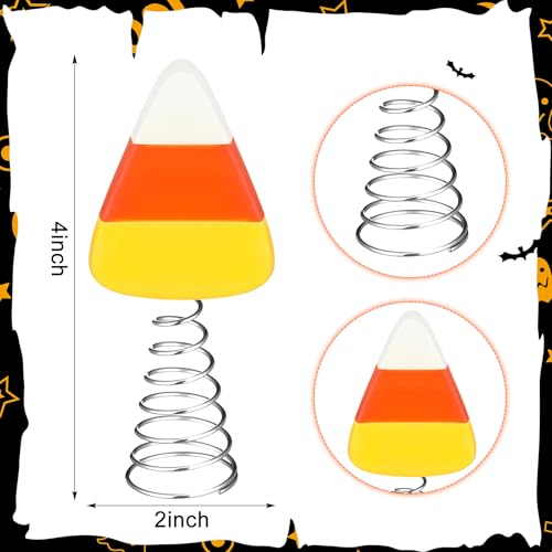Mini Candy Corn Halloween Tree Topper - Yellow, 4 Inch Fall & Thanksgiving Decor