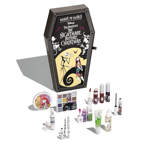 Wet n Wild Nightmare Before Christmas 12-Piece Makeup Set - Coffin Collector's Box