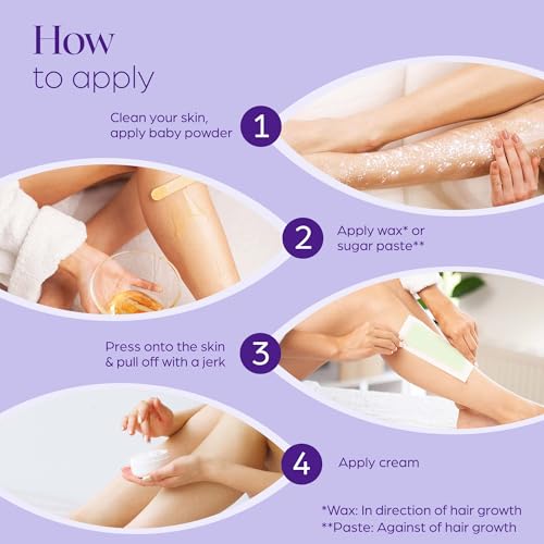 PURE AWARENESS Wax Strips for Hair Removal - 765 Pieces, Face & Body