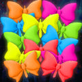 Butterfly Glow in The Dark Neon Balloons 12 Pcs for Party Decorations