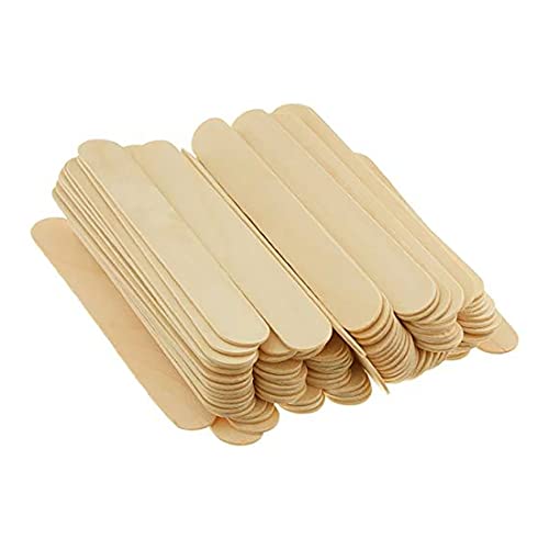 500 Pack Large Wood Waxing Applicators - Hair Removal & Spa Tools