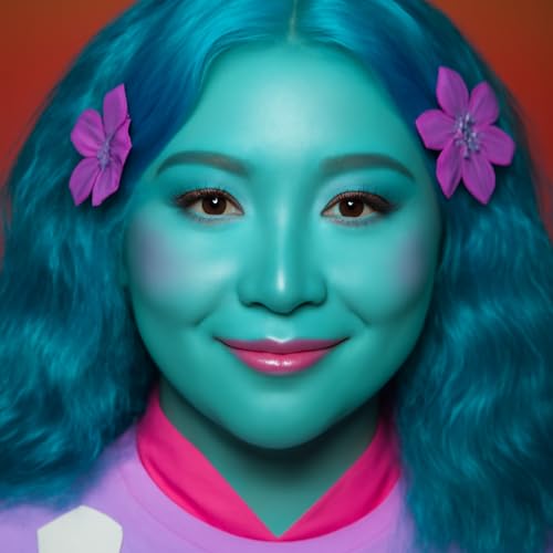 Teal Face & Body Paint Stick - Water-Based, Washable Halloween Cosplay Makeup - 1.06 OZ - Variation: Teal